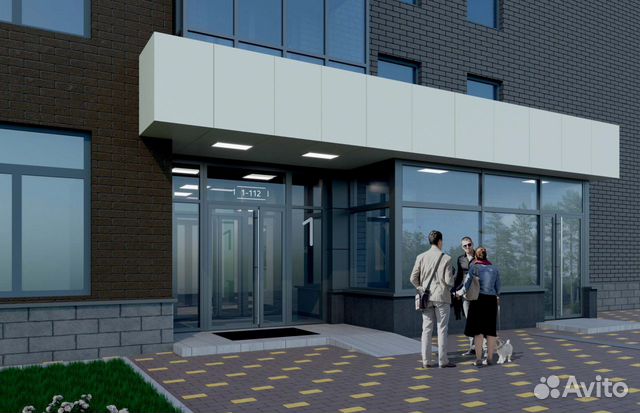 1-к квартира, 44.5 м², 2/16 эт. 1-к квартира, 44.5 м², 2/16 эт.