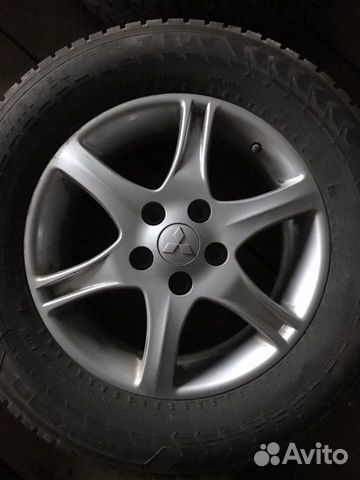 Оригинальные диски Mitsubishi в сборе с зимней рез Оригинальные диски Mitsubishi в сборе с зимней рез
