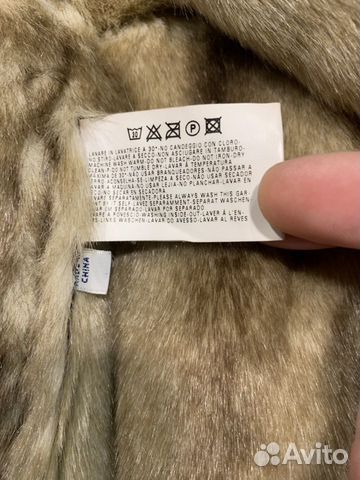 Дубленка из искусственного меха Armani Jeans. Ориг
