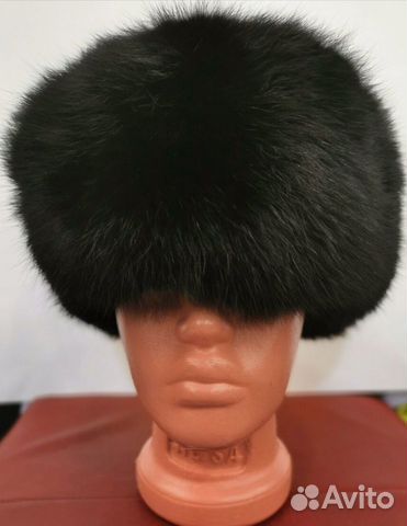 Шапка ушанка зимняя кроликовая меховая черная нова Шапка ушанка зимняя кроликовая меховая черная нова