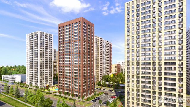 2-к квартира, 57.5 м², 2/24 эт. 2-к квартира, 57.5 м², 2/24 эт.