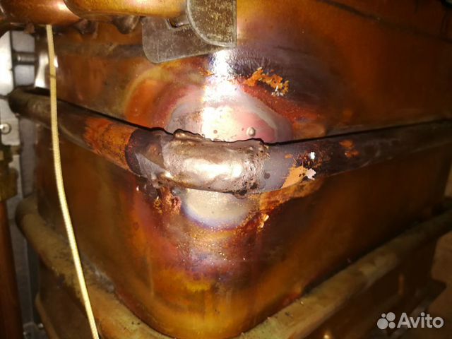 Ремонт газовых колонок нева, пайка теплообменника Ремонт газовых колонок нева, пайка теплообменника