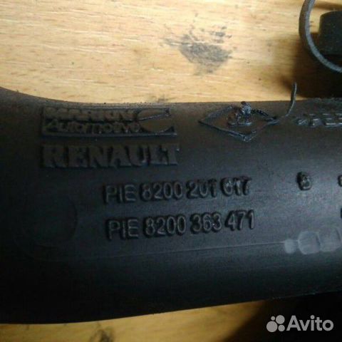 Патрубок интеркуллера Renault Scenic 2 JM Патрубок интеркуллера Renault Scenic 2 JM