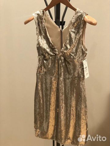 Платье zara вечернее, серебро, новое Платье zara вечернее, серебро, новое
