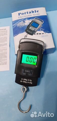 Электронный безмен до 50кг с яркой подсветкой