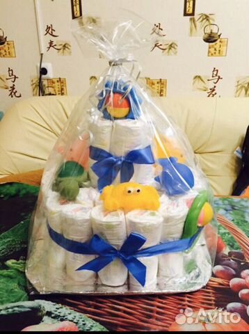 Торт из памперсов