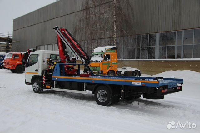 Fuso canter TF Эвакуатор с кму fassi F100