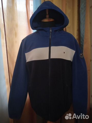 Флисовая кофта Tommy Hilfiger мужская новая XL Флисовая кофта Tommy Hilfiger мужская новая XL