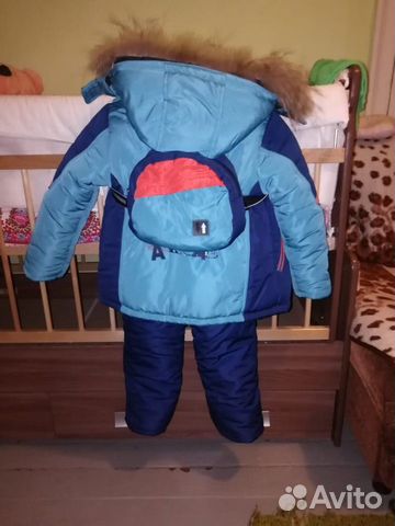 Костюм-тройка зимний, детский на 5-7 лет