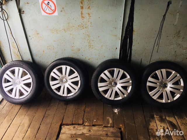 Диски r16 Volkswagen с летней резиной michelil Диски r16 Volkswagen с летней резиной michelil