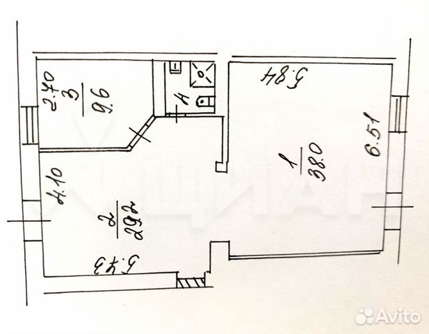 Помещение свободного назначения, 80 м²