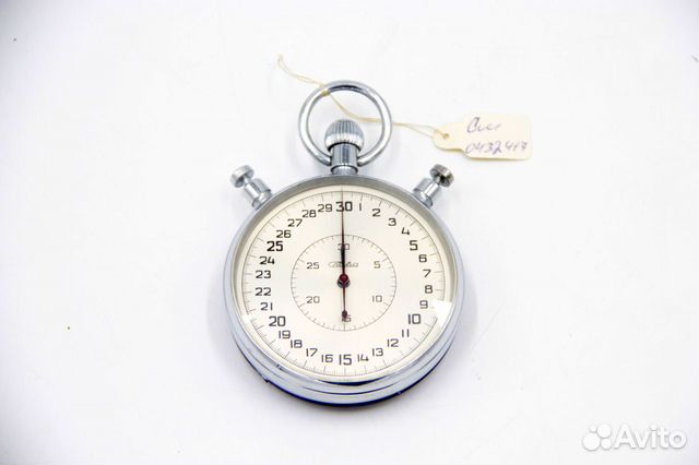 Секундомер механический Слава сдспр-1-2-000 новый