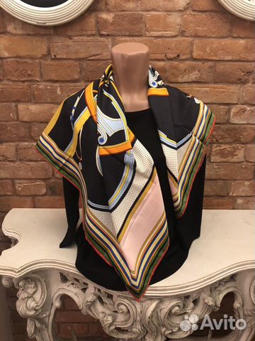 Платок шаль шарфик Hermes