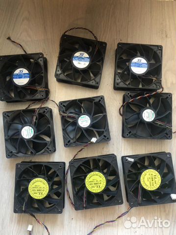 Вентилятор кулер для любого Antminer б/у как новые Вентилятор кулер для любого Antminer б/у как новые