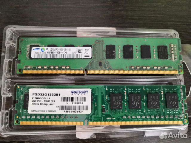 Оперативная память DDR3 2х2Gb
