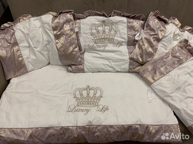 Шикарные бортики в кроватку Luxury Life Шикарные бортики в кроватку Luxury Life