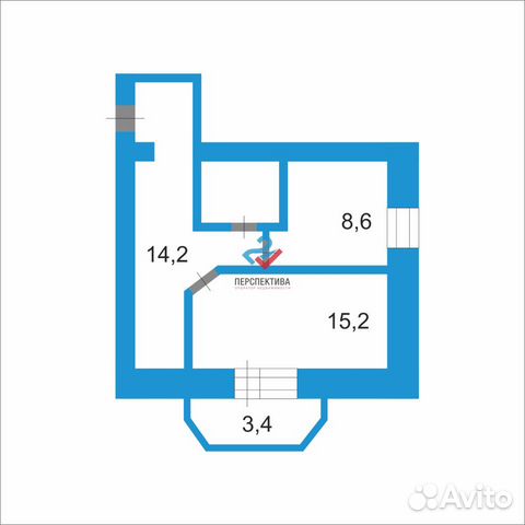 1-к квартира, 42.2 м², 5/10 эт. 1-к квартира, 42.2 м², 5/10 эт.