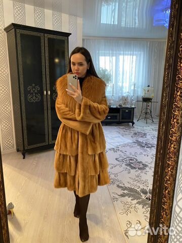 Шуба норка+песец Шуба норка+песец