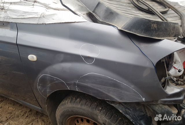 Крыло переднее правое Шевроле Авео Т250