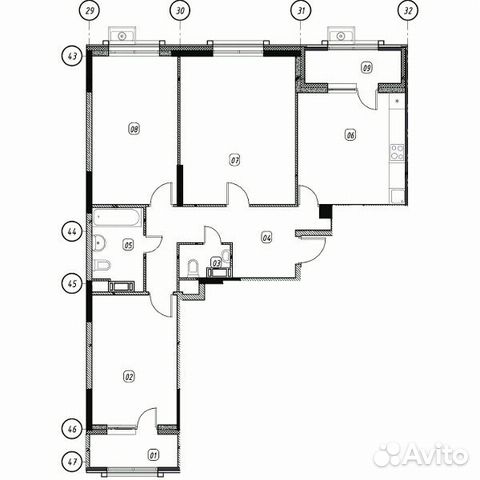 3-к квартира, 94.8 м², 14/24 эт. 3-к квартира, 94.8 м², 14/24 эт.