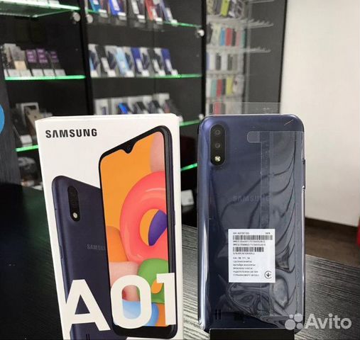 Samsung A01,2/16gb,blue,новый