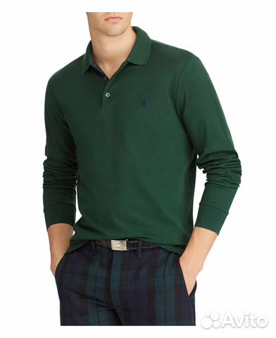 Поло polo Ralph Lauren приталенное slim-fit