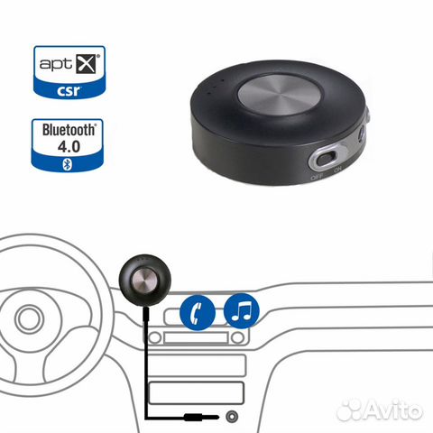 Автомобильный Bluetooth приемник Avantree Cara II Автомобильный Bluetooth приемник Avantree Cara II