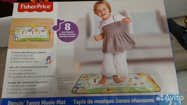 Танцевальный коврик fisher price Танцевальный коврик fisher price