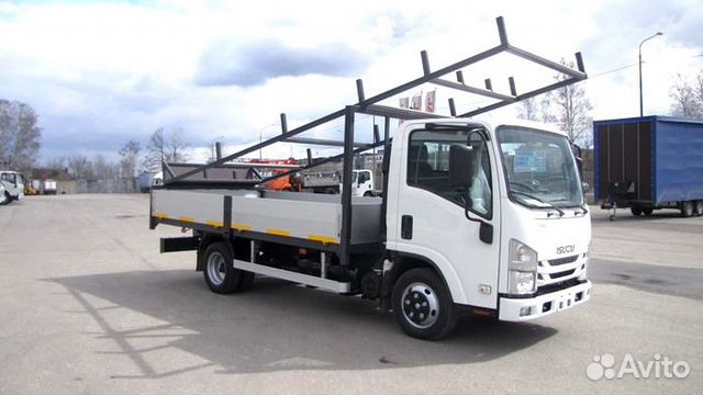 Isuzu NMR85H до 3.5 тонн борт + съемный ложемент Isuzu NMR85H до 3.5 тонн борт + съемный ложемент
