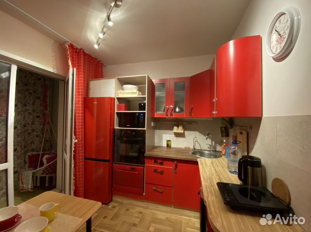 

1-к. квартира, 34 м², 2 кровати