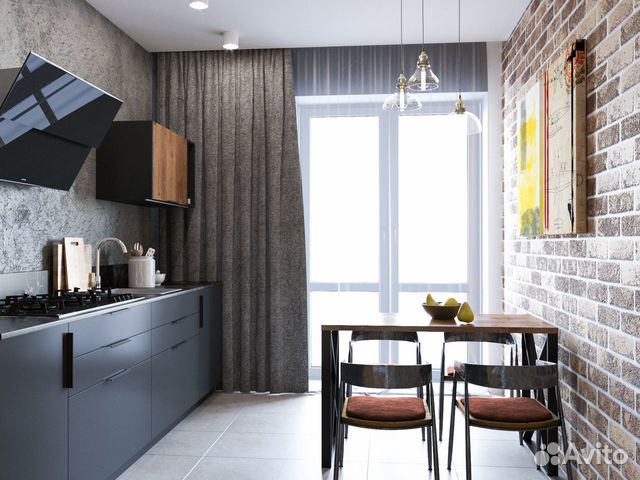 1-к квартира, 41.8 м², 2/19 эт. 1-к квартира, 41.8 м², 2/19 эт.