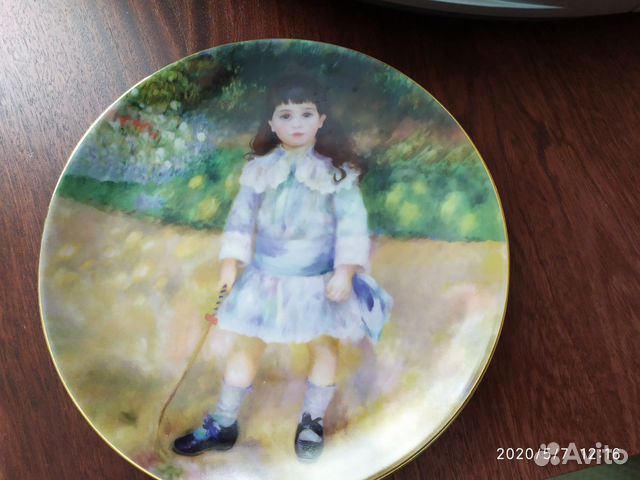 Тарелка настенная коллекционная фарфор