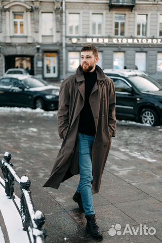 Мужской тренч Мужской тренч