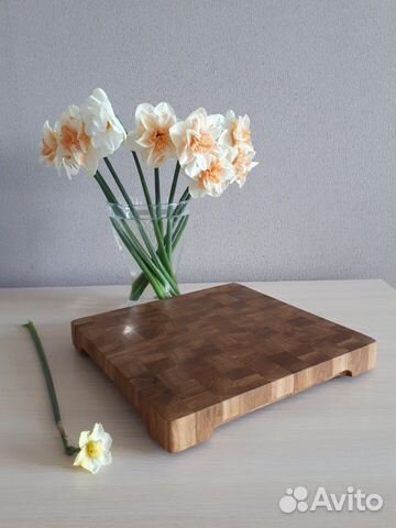 Разделочная доска торцевая, дуб