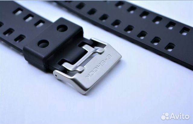 Каучуковый ремешок для часов Casio GA-100 Black Каучуковый ремешок для часов Casio GA-100 Black
