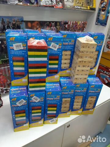 Дженга -падающая башня-настольная игра