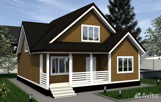 Дом 130.5 м² на участке 8.6 сот. Дом 130.5 м² на участке 8.6 сот.