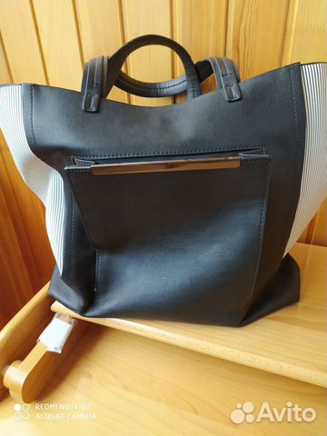 Сумки черные (шопер, рюкзак) Zara Сумки черные (шопер, рюкзак) Zara
