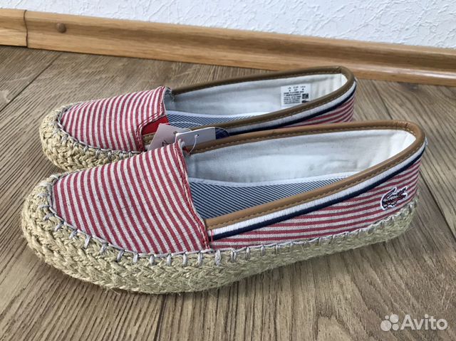 Lacoste - новые слипоны 36/37 рр Lacoste - новые слипоны 36/37 рр