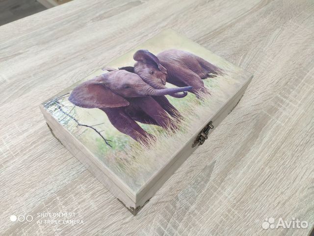 Шкатулка, подарок, слоны Шкатулка, подарок, слоны