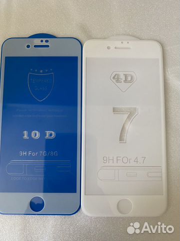 Защитное стекло 10 D iPhone 7/8 ; new SE
