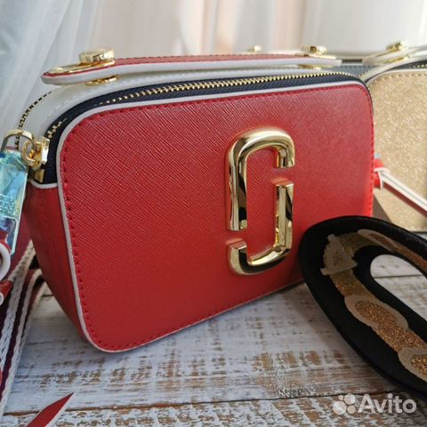 Новая женская сумка Marc Jacobs Snapshot красная Новая женская сумка Marc Jacobs Snapshot красная