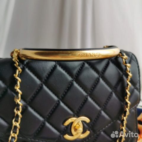 Новая женская сумка мессенджер черная кожа Chanel Новая женская сумка мессенджер черная кожа Chanel