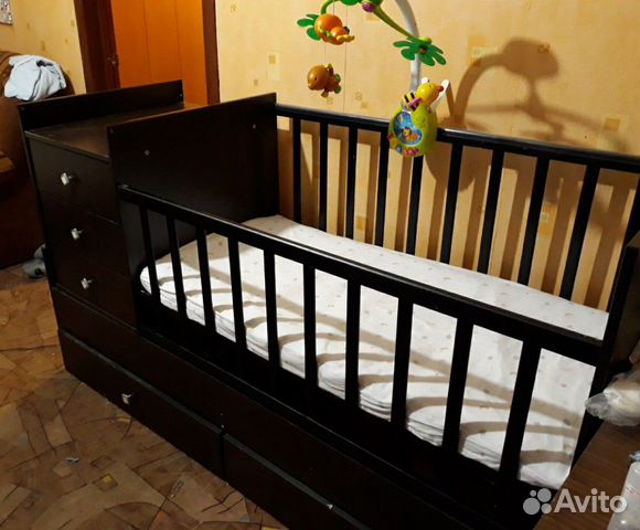 Кровать трансформер с комодом Кровать трансформер с комодом