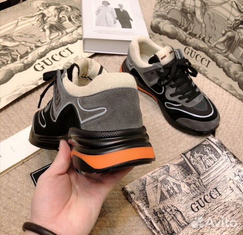 Кроссовки Gucci Ultrapace Black New