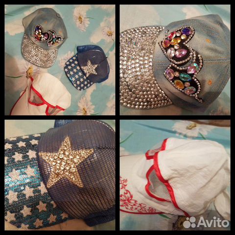 Бейсболки на принцесс 6-9 лет