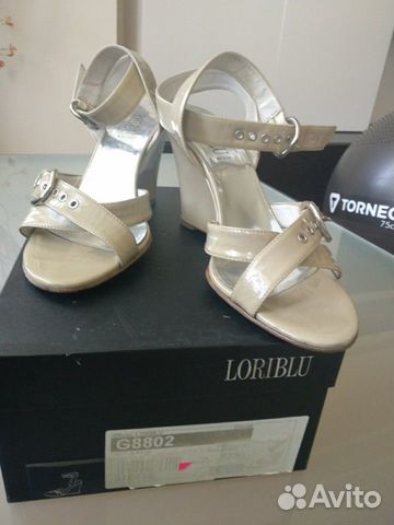 Босоножки loriblu, 41 р-р, б/у, лаковые