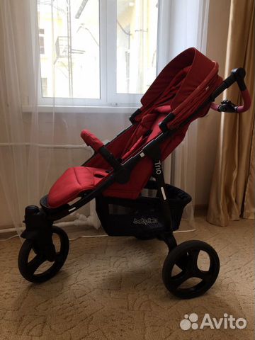 Коляска Babyton Trio Red Коляска Babyton Trio Red