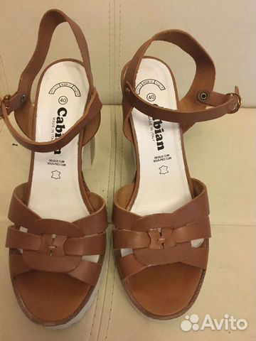 Босоножки из натуральной кожи, р. 40-41