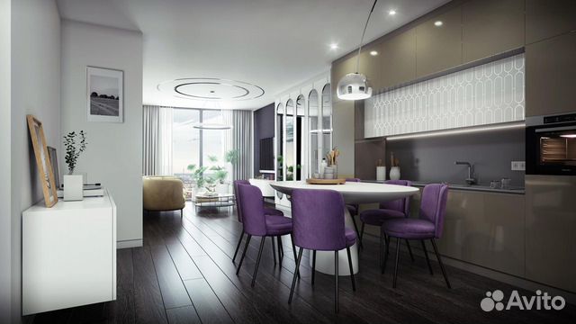 2-к квартира, 77.6 м², 75/95 эт.